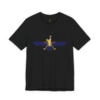 Lapis Lazuli Faravahar Zoroastrian Symbol T-Shirt – Ancient Persian Winged Sun Tee