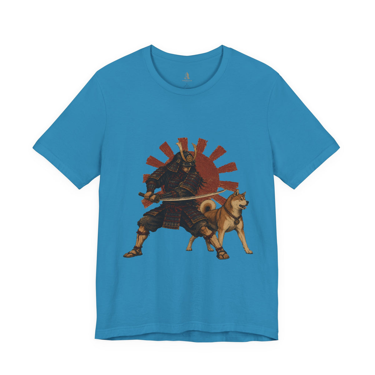 Samurai with Akita Inu T-Shirt – Rising Sun Tee