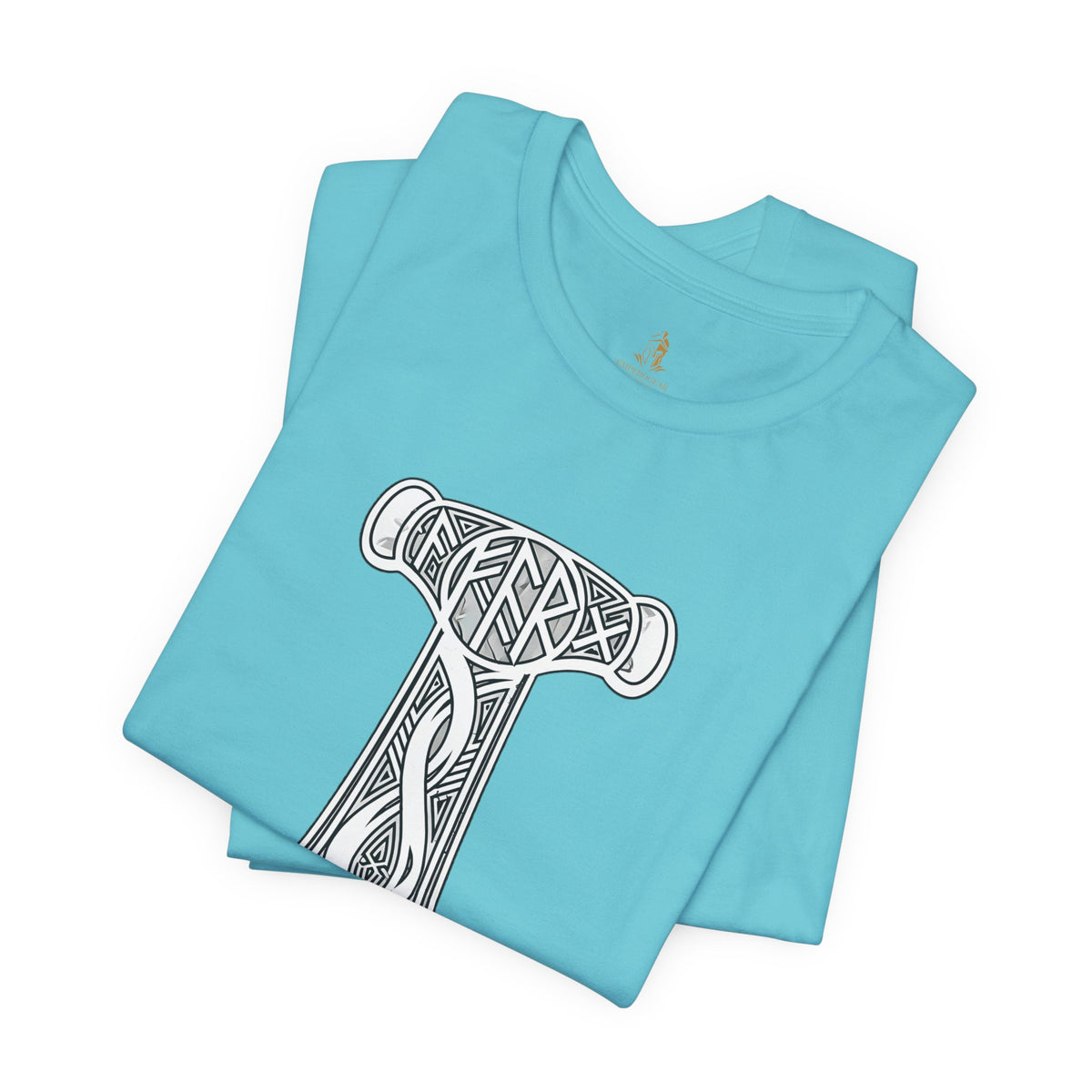 Thor's Hammer Mjölnir T-Shirt — Viking Norse Rune Design