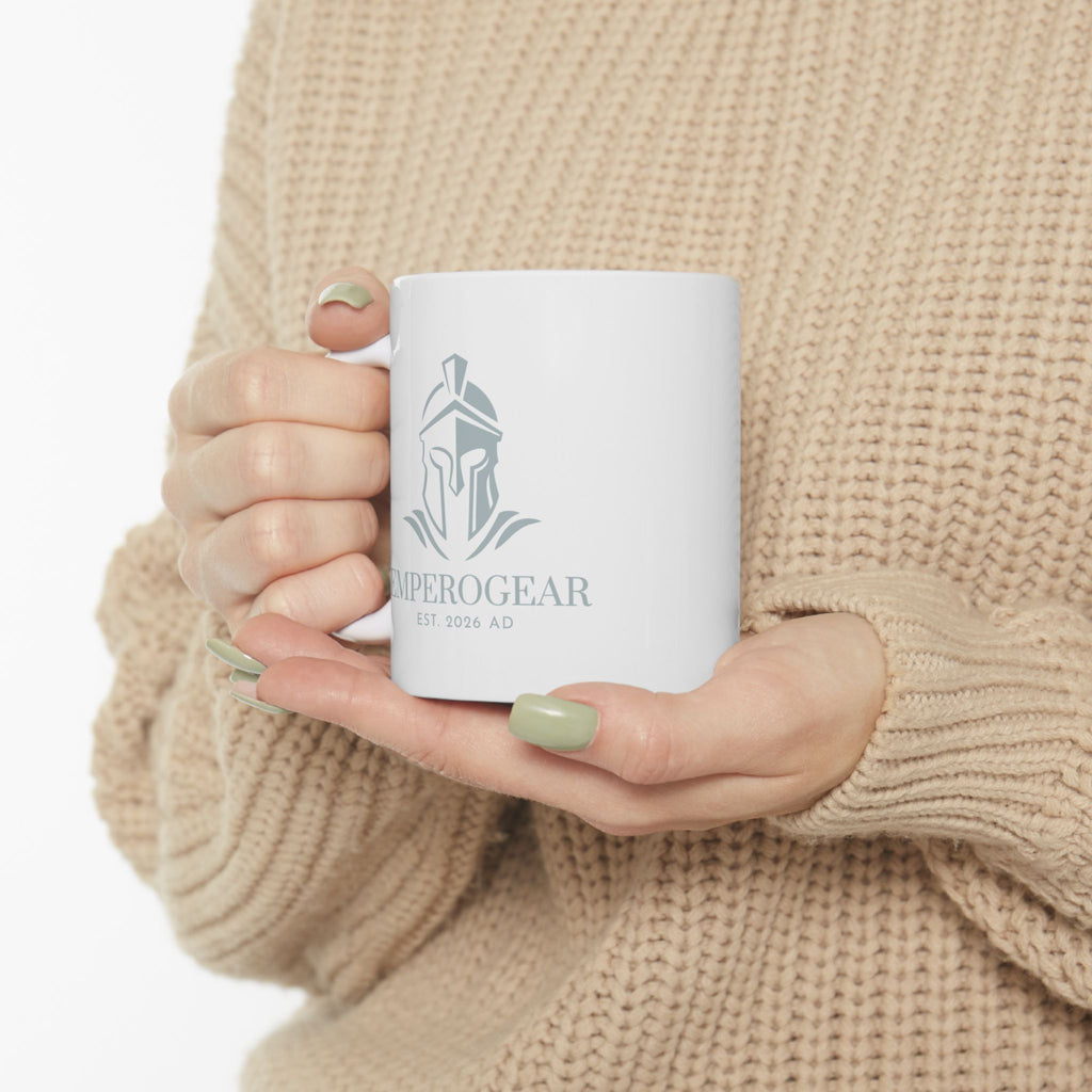EmperoGear Coffee Mug 11oz - Grey Logo