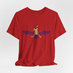 Lapis Lazuli Faravahar Zoroastrian Symbol T-Shirt – Ancient Persian Winged Sun Tee