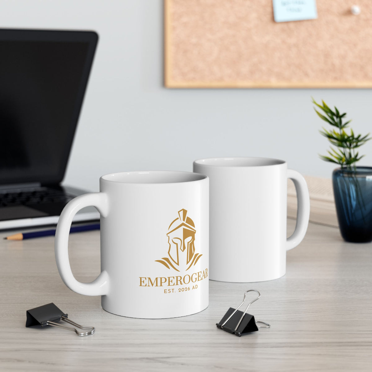EmperoGear Coffee Mug 11oz - Golden Logo