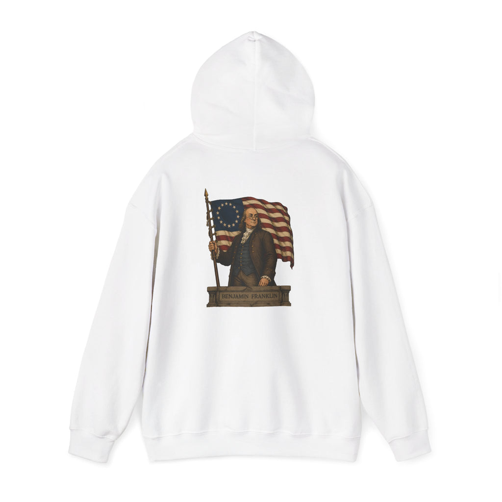 Benjamin Franklin Hoodie — Heraldic Bear Crest