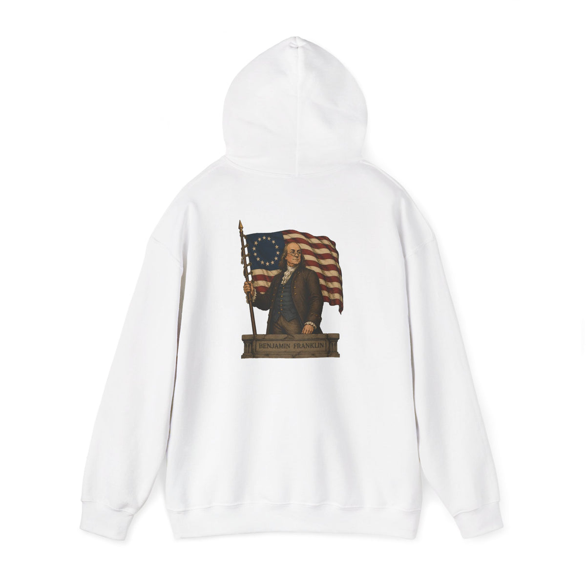 Benjamin Franklin Hoodie — Heraldic Bear Crest