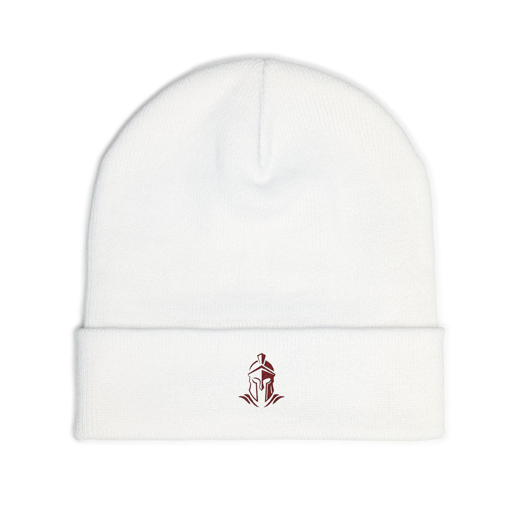 EmperoGear Embroidered Knit Beanie — Blood Red Logo