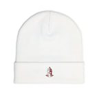 EmperoGear Embroidered Knit Beanie — Blood Red Logo