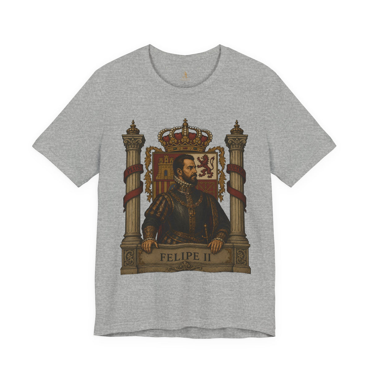 Felipe II Portrait Tee — Vintage Spanish King Graphic Shirt