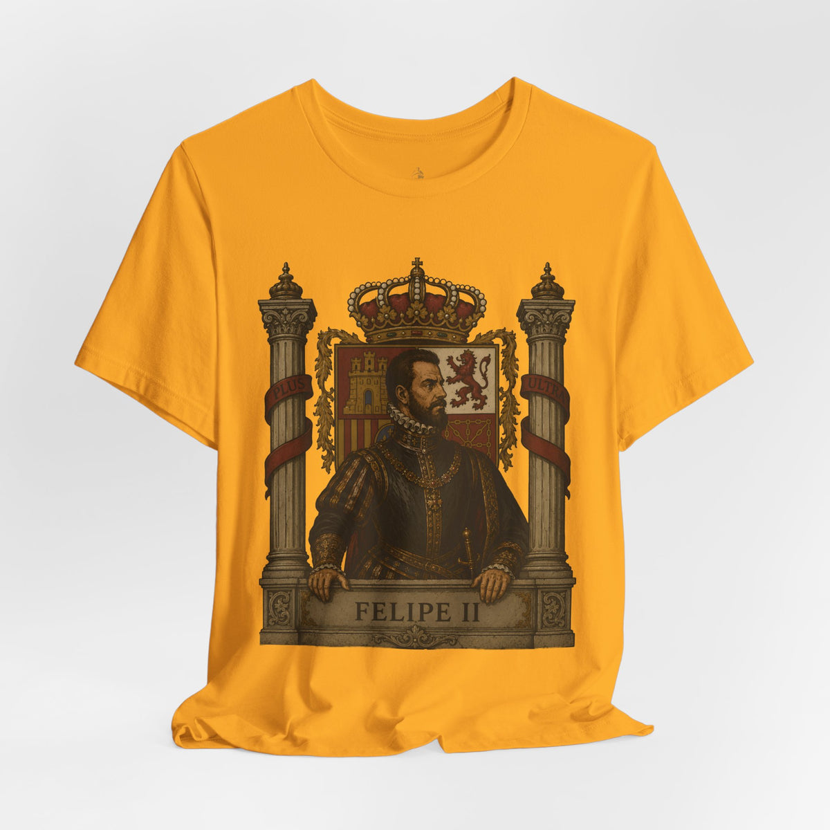 Felipe II Portrait Tee — Vintage Spanish King Graphic Shirt