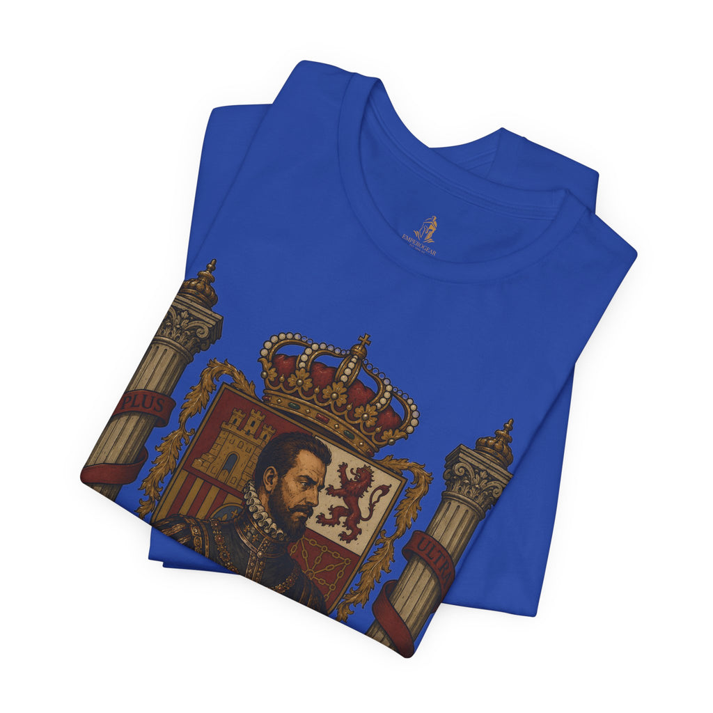 Felipe II Portrait Tee — Vintage Spanish King Graphic Shirt