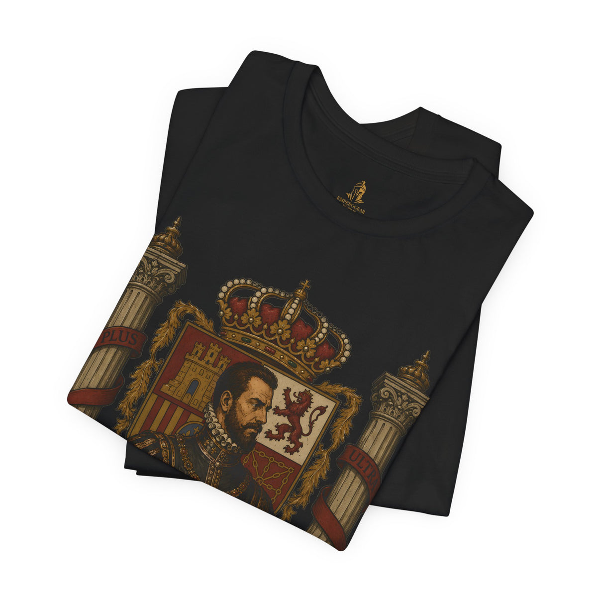 Felipe II Portrait Tee — Vintage Spanish King Graphic Shirt