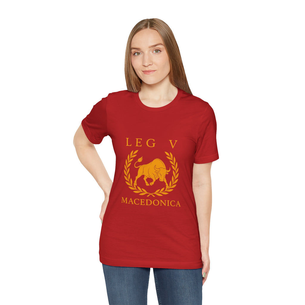 LEGIO V Macedonica Crest T-Shirt Roman Empire