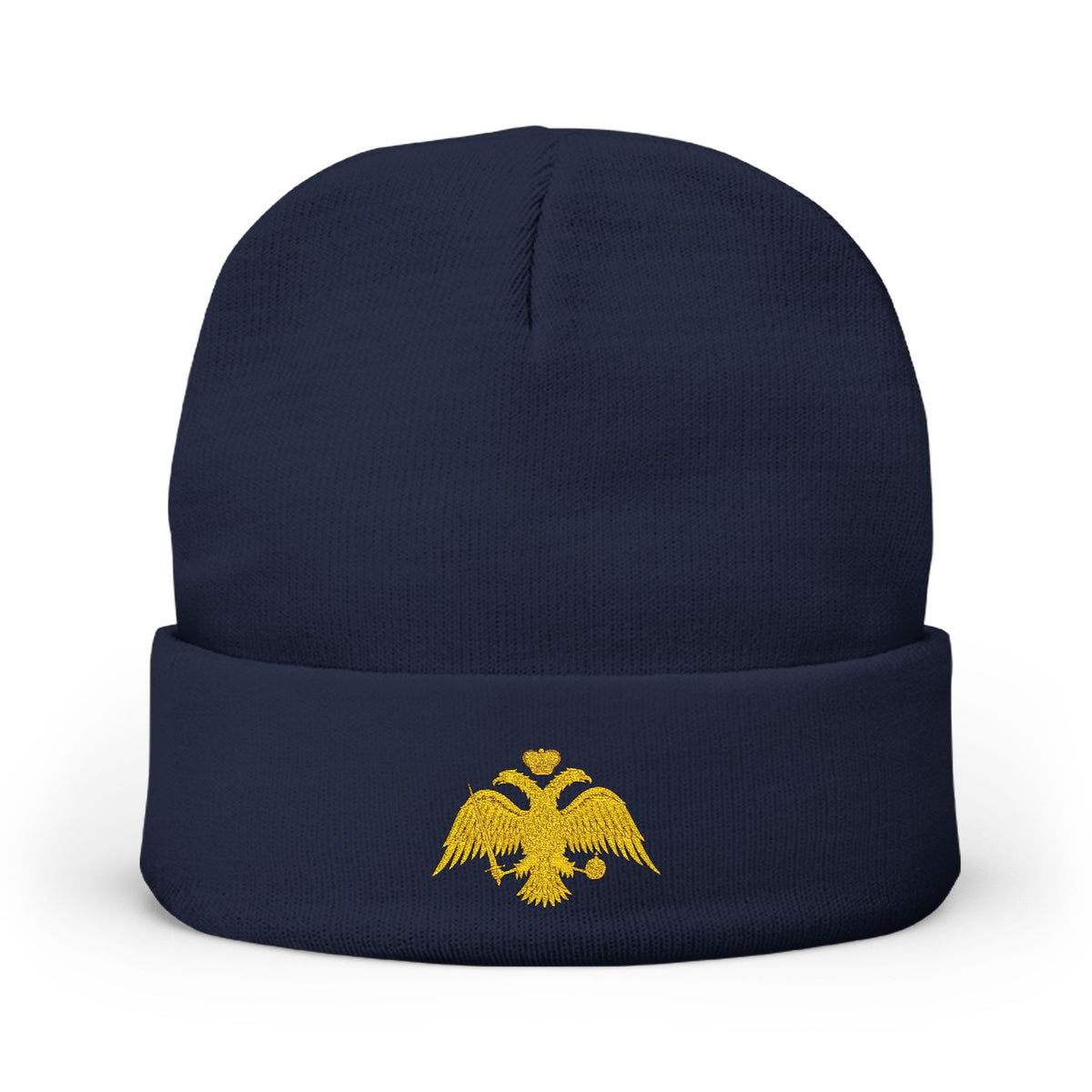 Byzantine Empire Double-Headed Eagle Knit Beanie