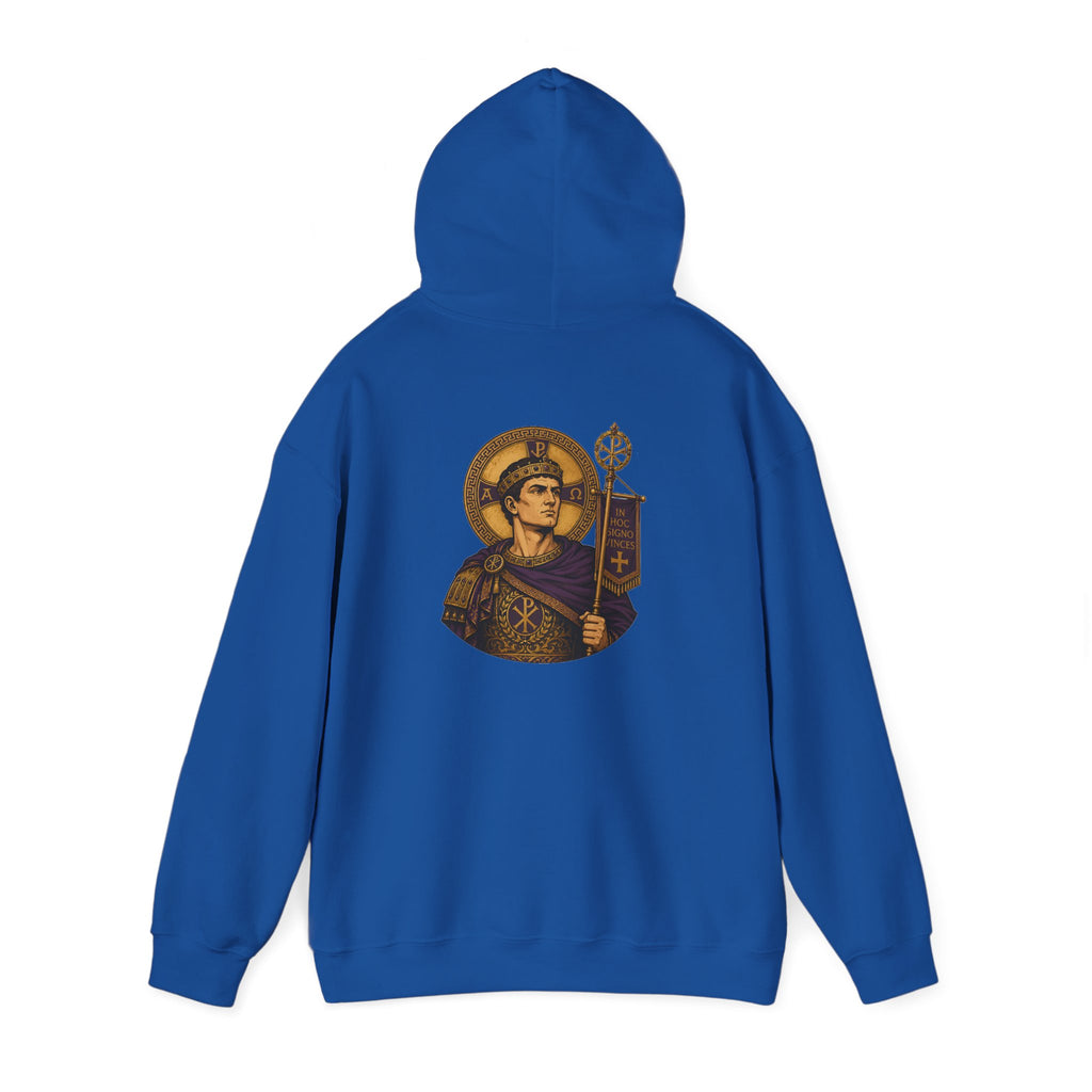 Constantine the Great Hoodie — Gold Double-Headed Eagle Byzantine Empire
