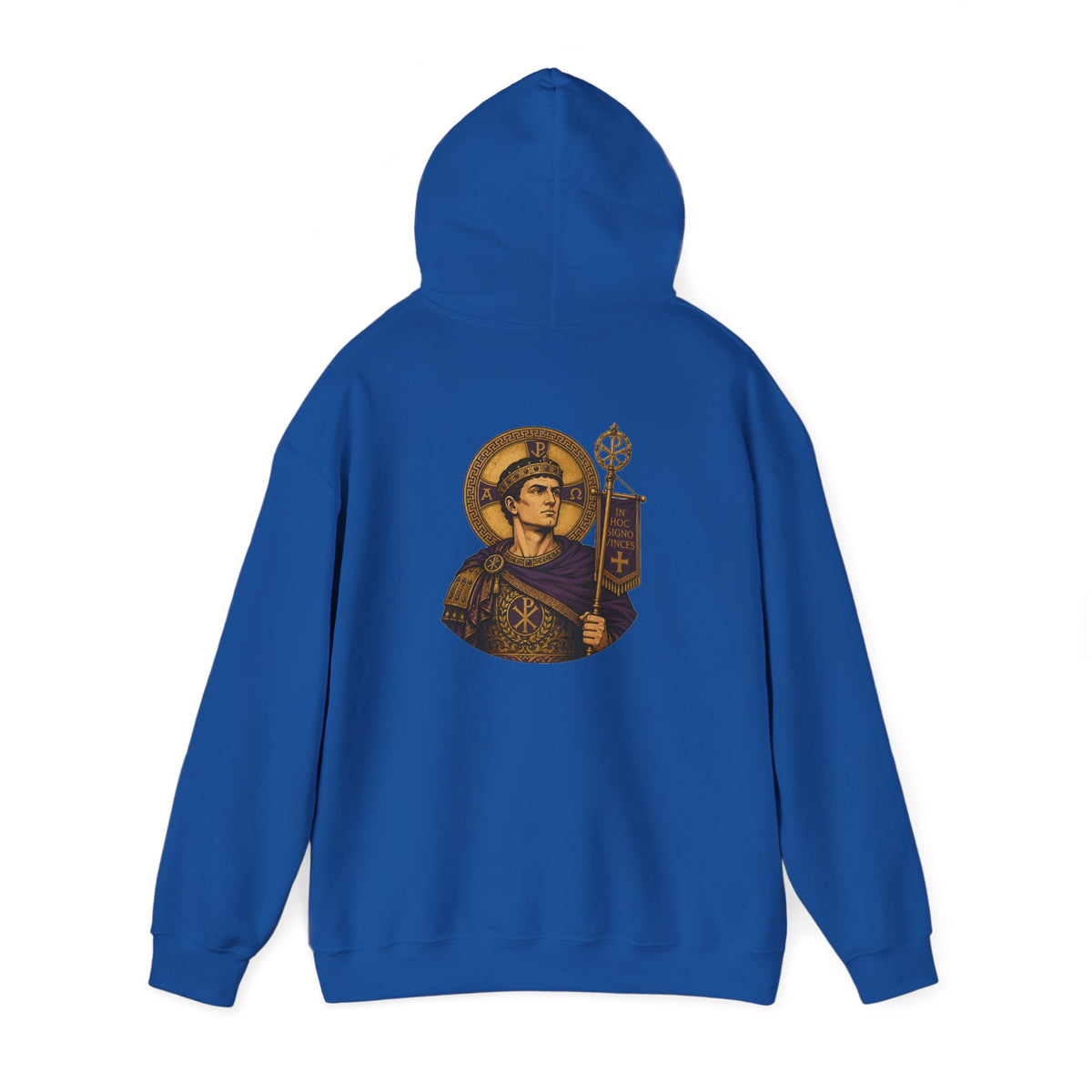 Constantine the Great Hoodie — Gold Double-Headed Eagle Byzantine Empire