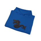 Decebalus Hoodie — Front Side Dacian Wolf Symbol