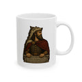Decebalus with Dacian Wolf Symbol Coffee Mug 11oz