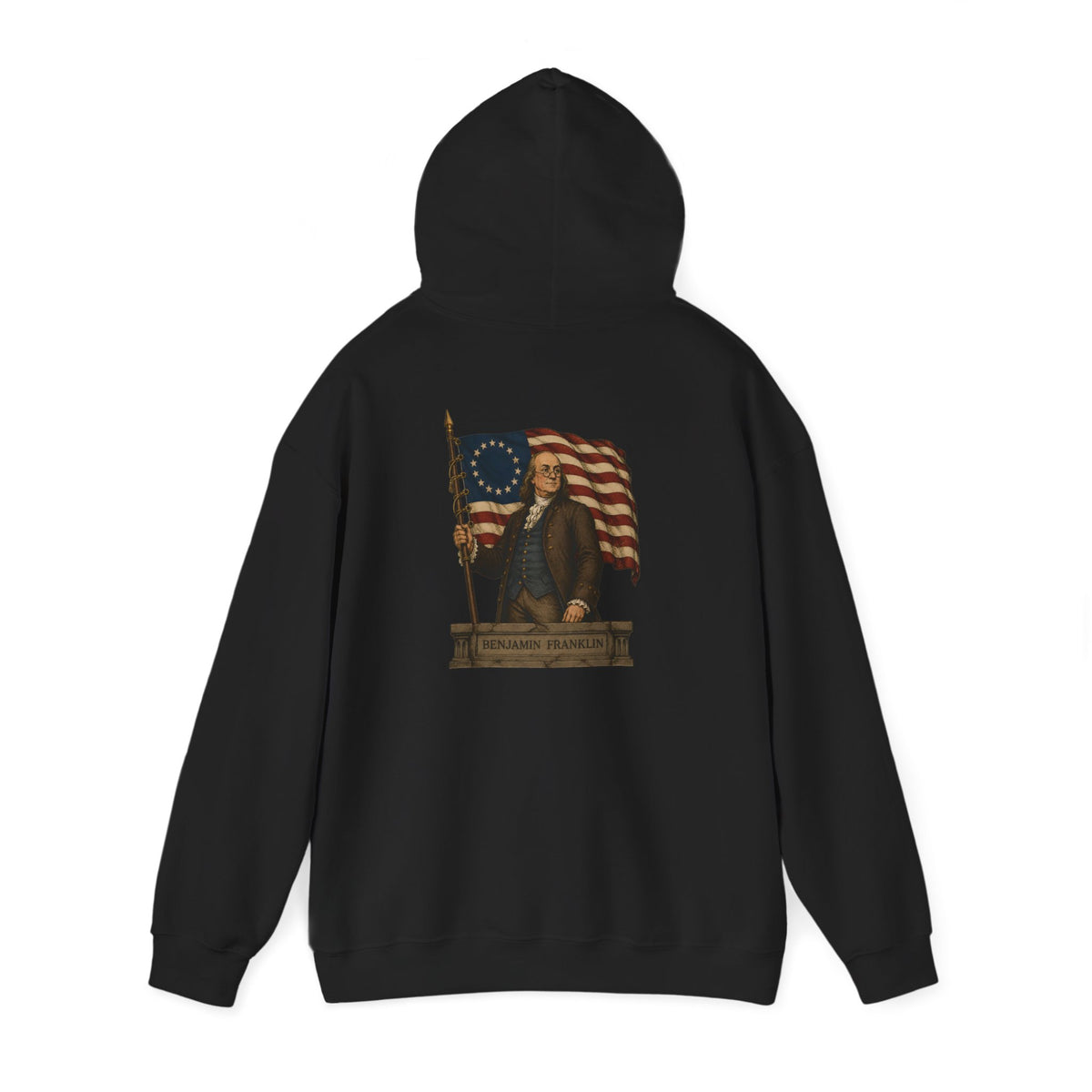 Benjamin Franklin Hoodie — Heraldic Bear Crest