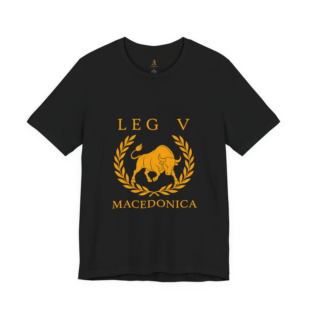 LEGIO V Macedonica Crest T-Shirt Roman Empire