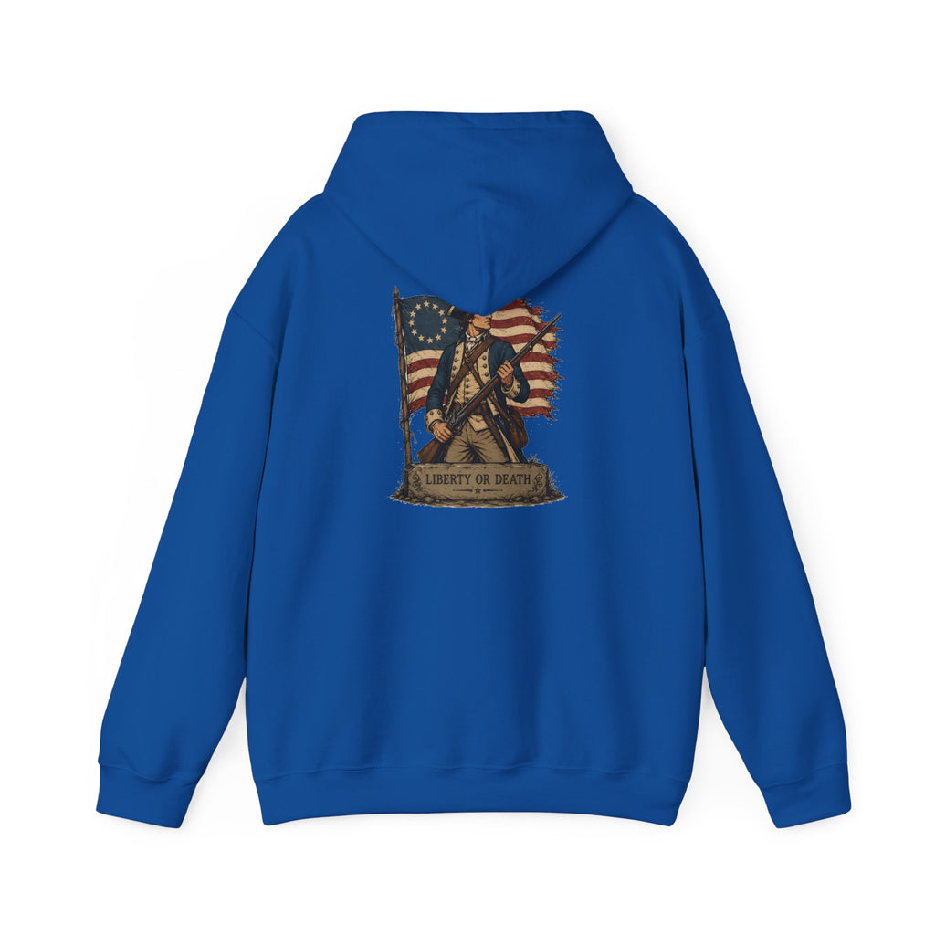 Liberty or Death Hoodie — Heraldic Bear Crest