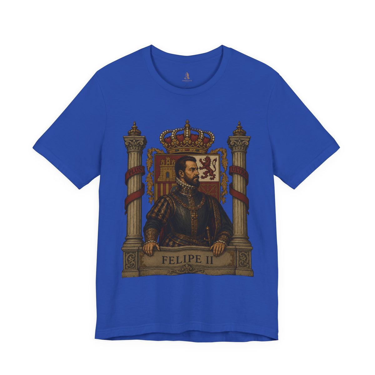 Felipe II Portrait Tee — Vintage Spanish King Graphic Shirt