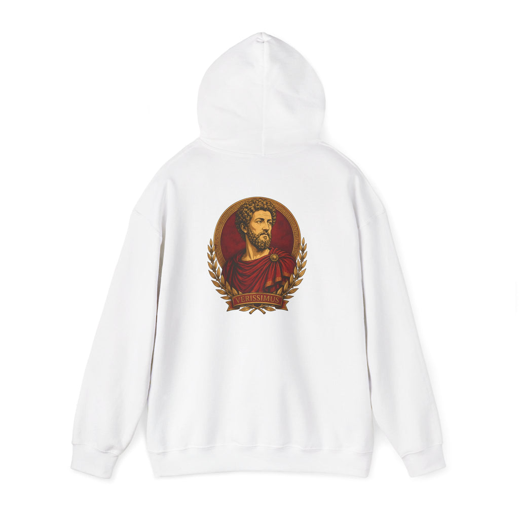 Roman SPQR Hoodie — Marcus Aurelius Back Print