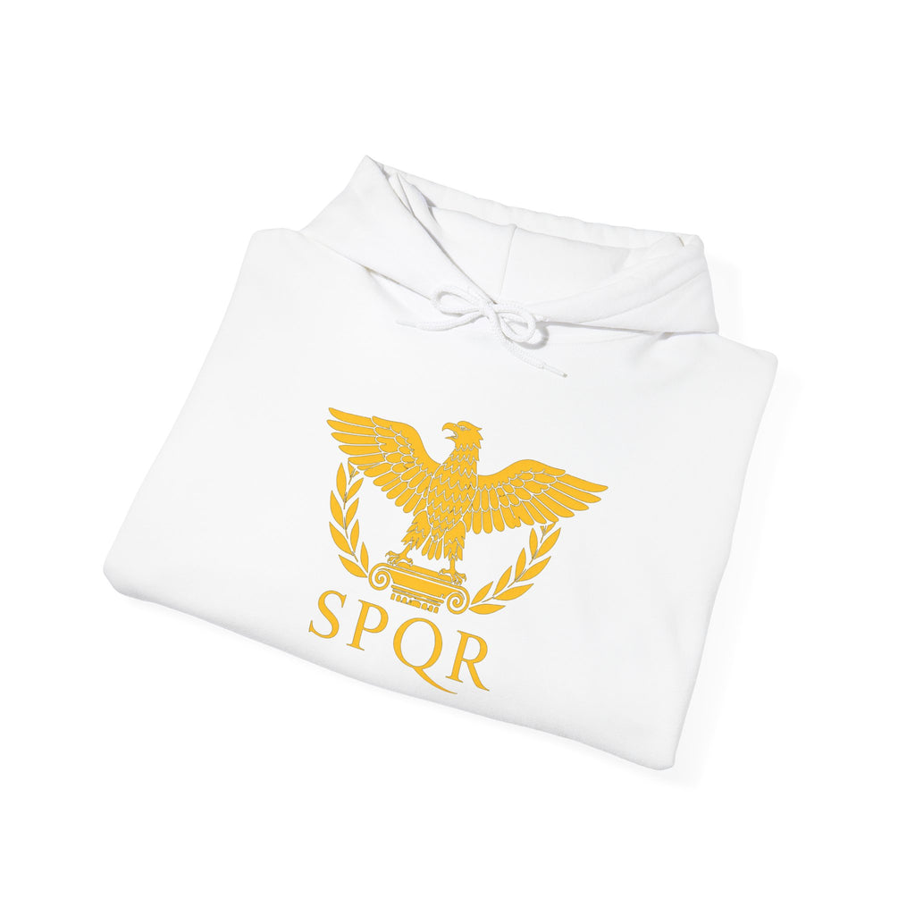 Roman Empire Hoodie - SPQR Eagle & Gladiator "Virtus et Honos"