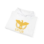 Roman Empire Hoodie - SPQR Eagle & Gladiator "Virtus et Honos"