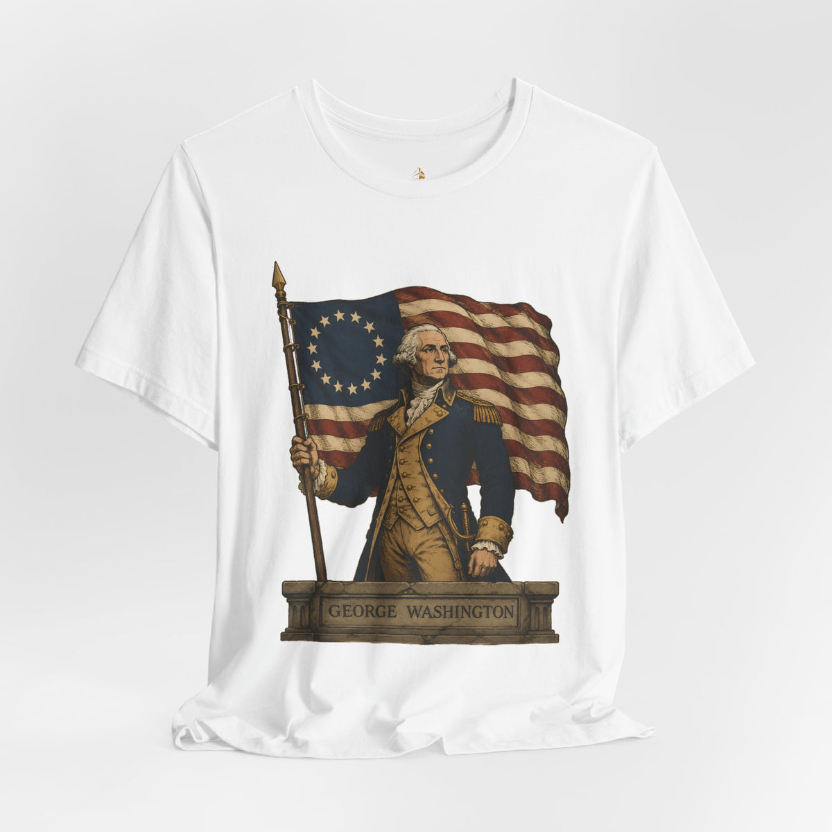 George Washington T‑Shirt — Betsy Ross Flag Patriotic Tee