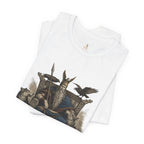 Odin Throne T-Shirt — Norse God Odin with Ravens T-Shirt