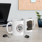 Harald Bluetooth With Raven Banner Coffee Cup 11oz
