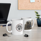 Odin With Raven Banner Coffee Cup 11oz