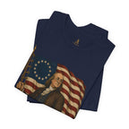 Benjamin Franklin T‑Shirt — Betsy Ross Flag Patriotic Tee