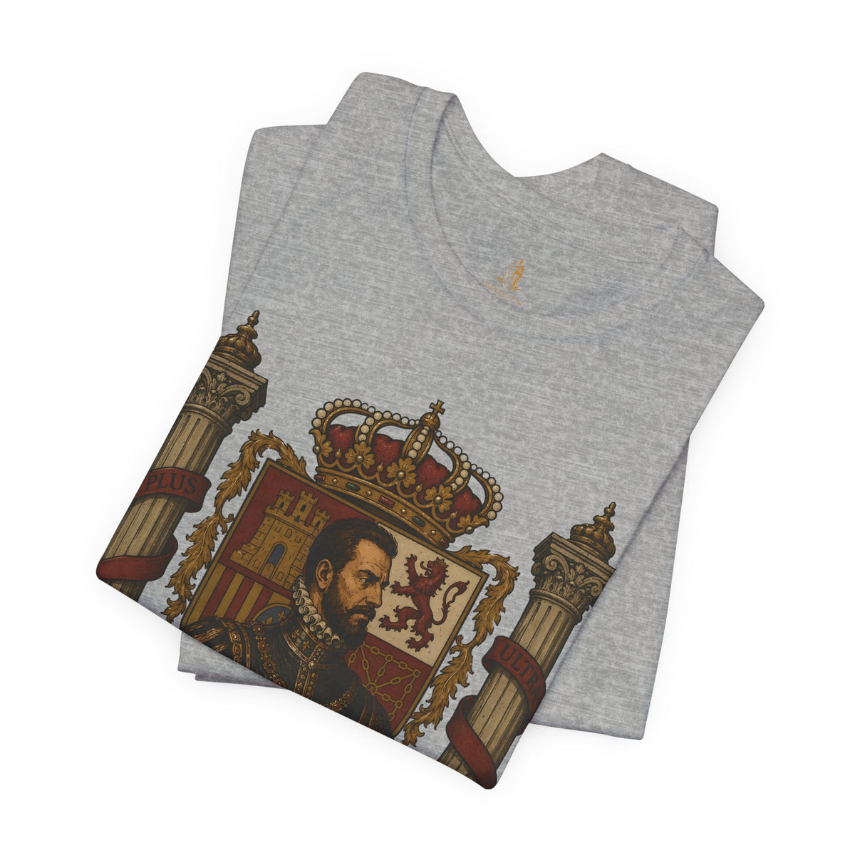Felipe II Portrait Tee — Vintage Spanish King Graphic Shirt
