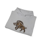 Boudicca Hoodie - Boar Symbol Front Side