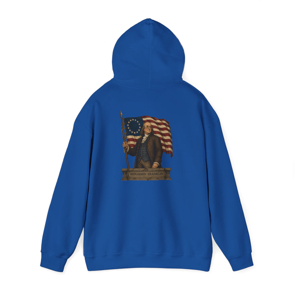 Benjamin Franklin Hoodie — Heraldic Bear Crest