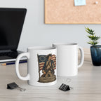 Liberty or Death Ceramic Mug – Vintage Patriotic 11oz Coffee Cup