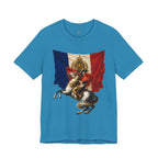 Napoleon on Horseback French Flag Graphic Tee