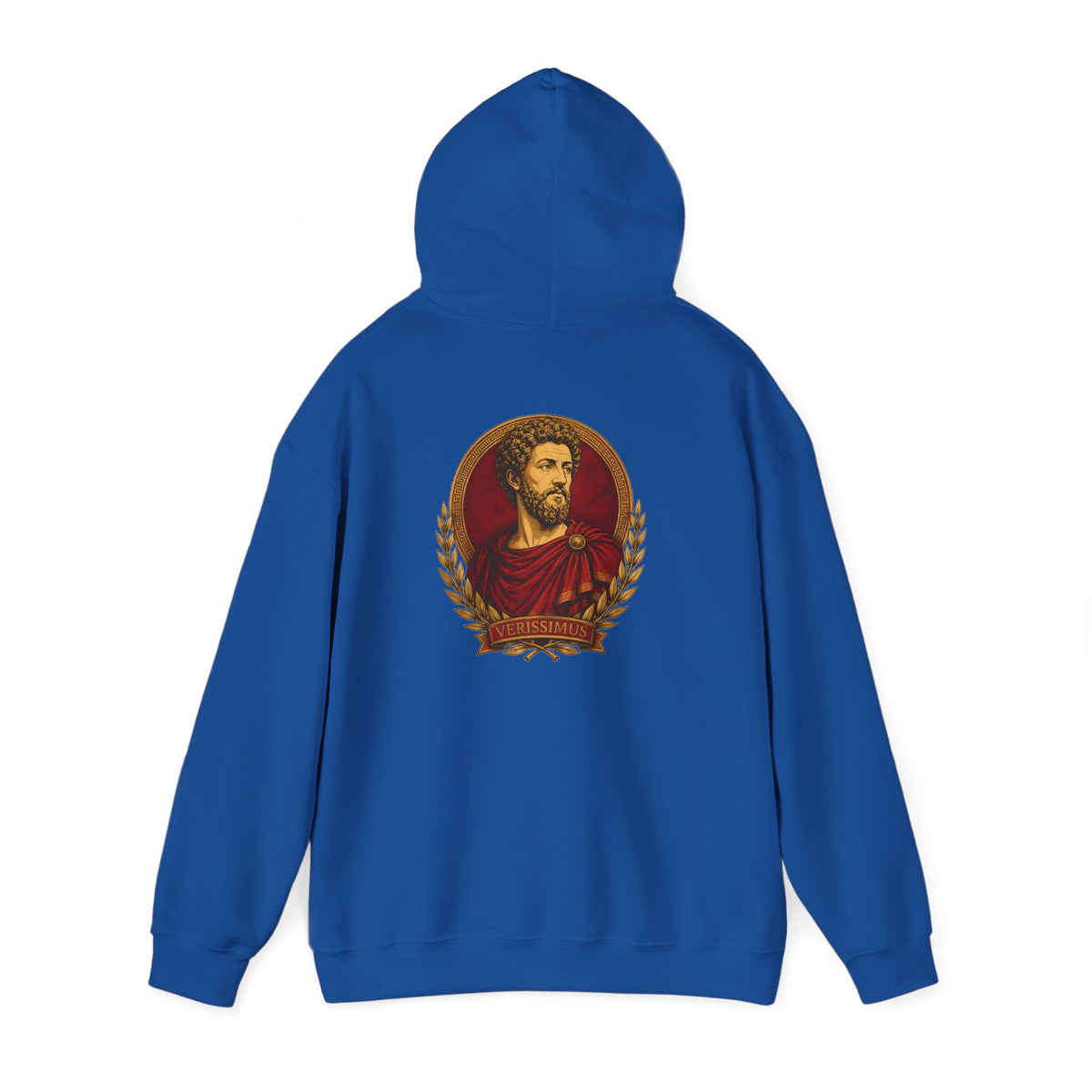 Roman SPQR Hoodie — Marcus Aurelius Back Print