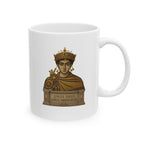Byzantine Double-Headed Eagle Ceramic Mug — Justinian Coffee Cup 11oz