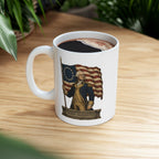 George Washington Ceramic Mug – Vintage Patriotic 11oz Coffee Cup