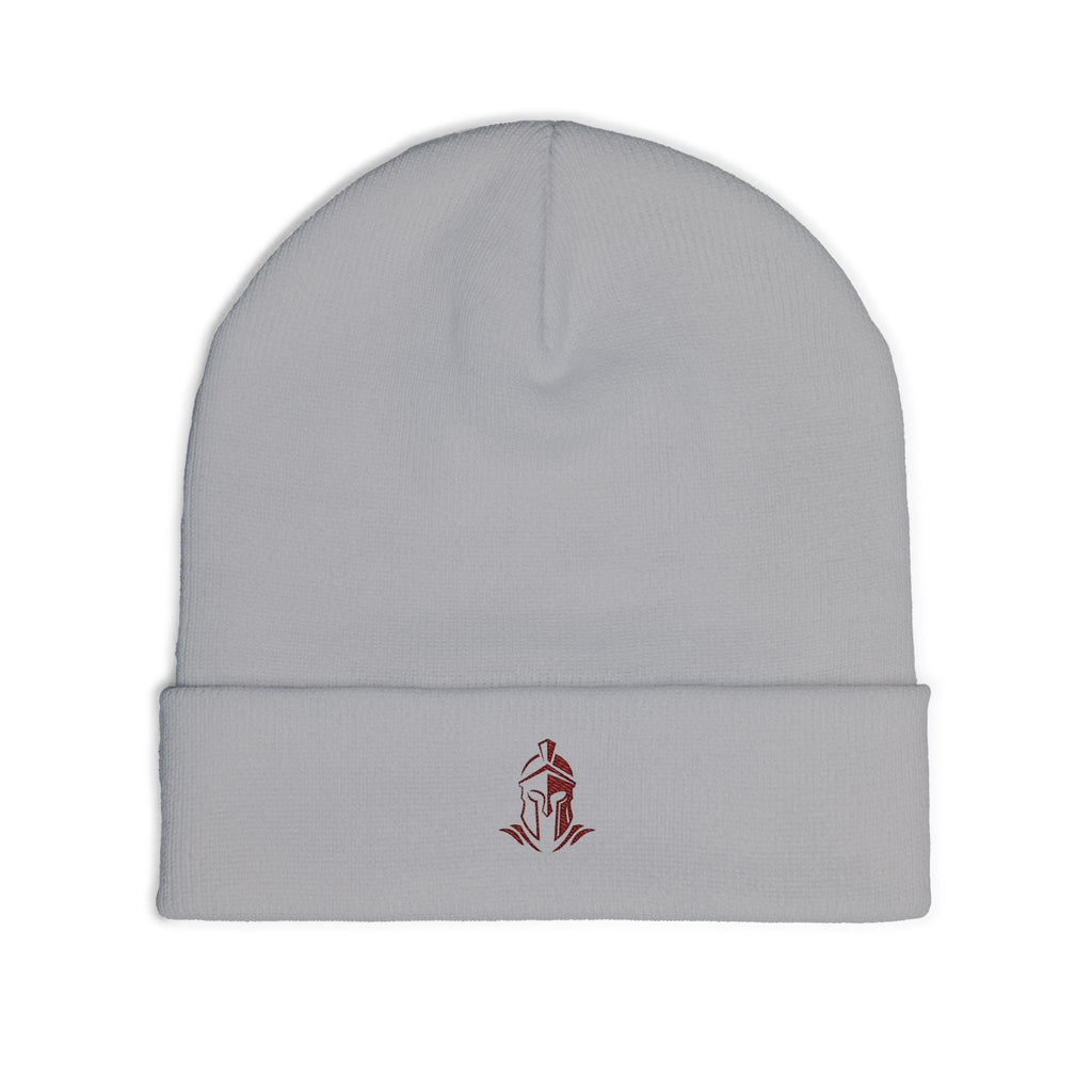 EmperoGear Embroidered Knit Beanie — Blood Red Logo