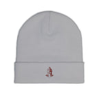 EmperoGear Embroidered Knit Beanie — Blood Red Logo