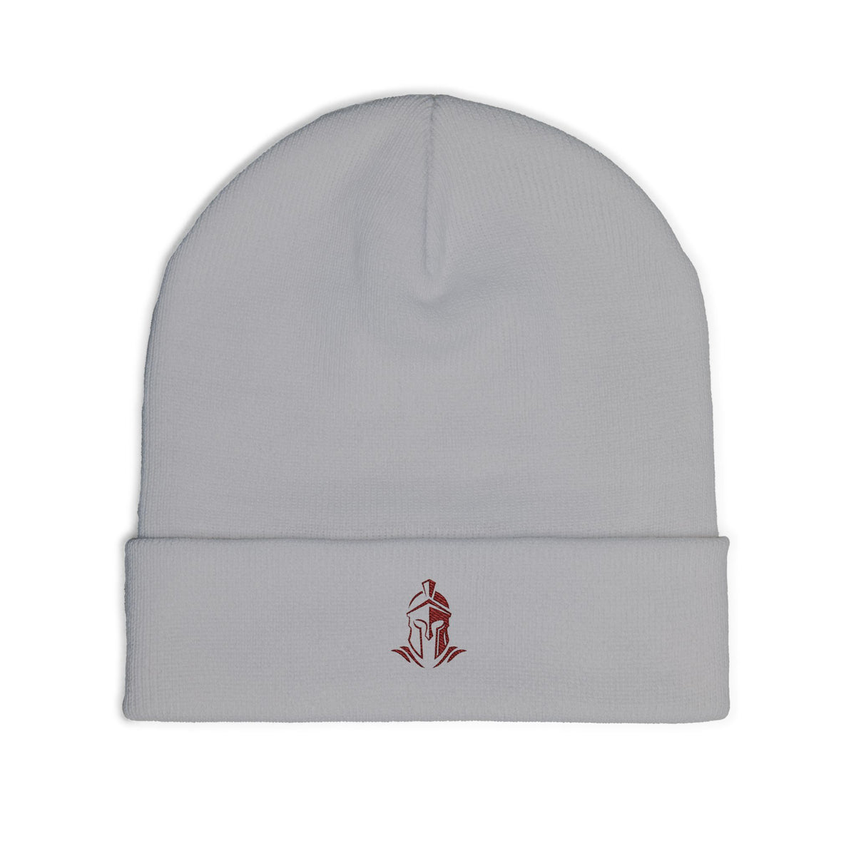 EmperoGear Embroidered Knit Beanie — Blood Red Logo