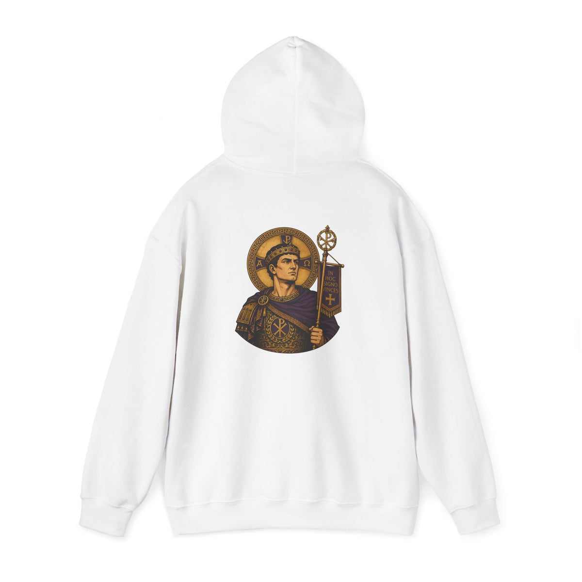 Constantine the Great Hoodie — Gold Double-Headed Eagle Byzantine Empire