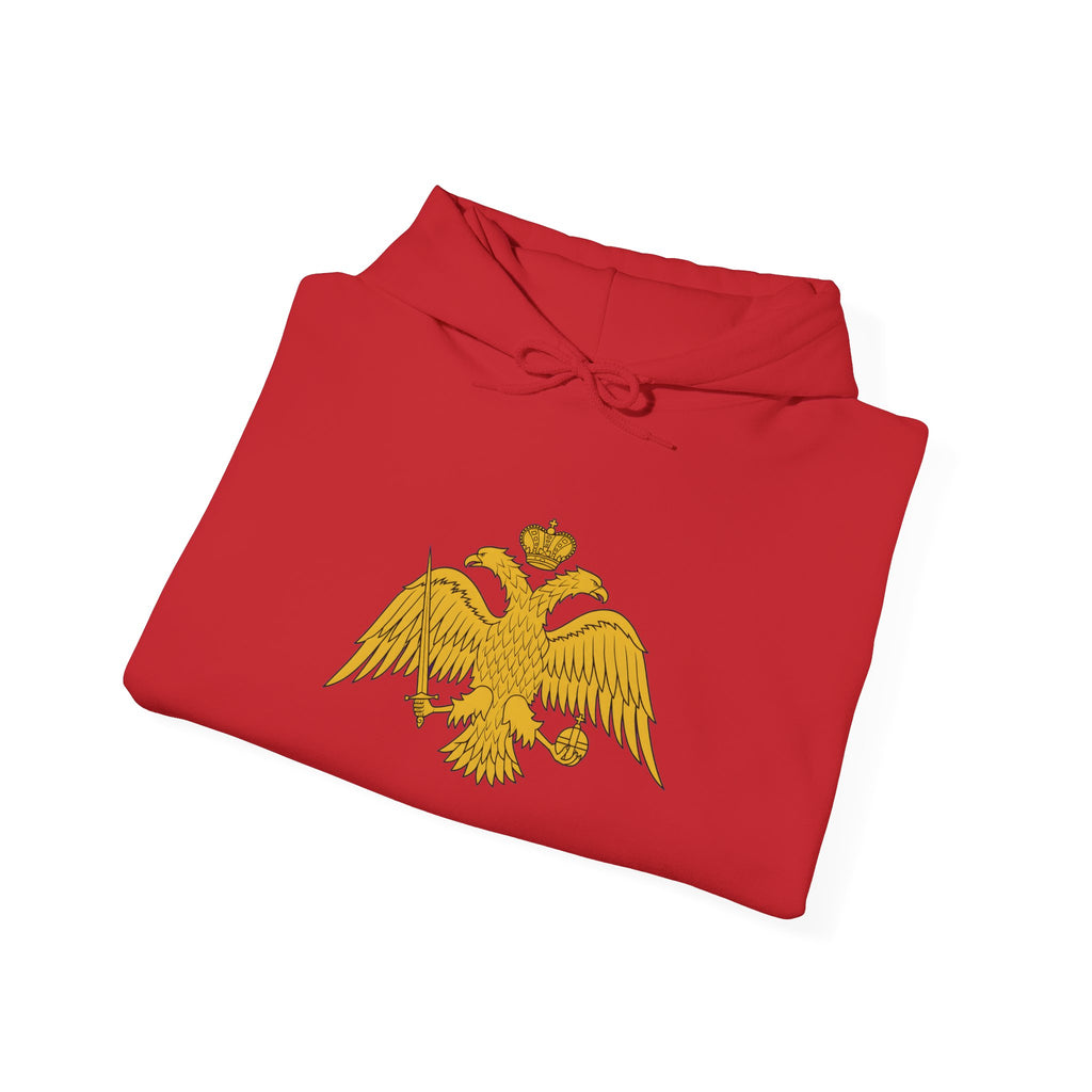 Constantine the Great Hoodie — Gold Double-Headed Eagle Byzantine Empire