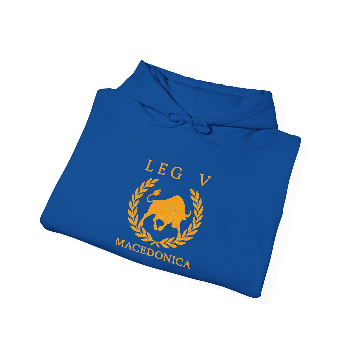LEG V Macedonica Hoodie — Roman Legion Emblem Pullover