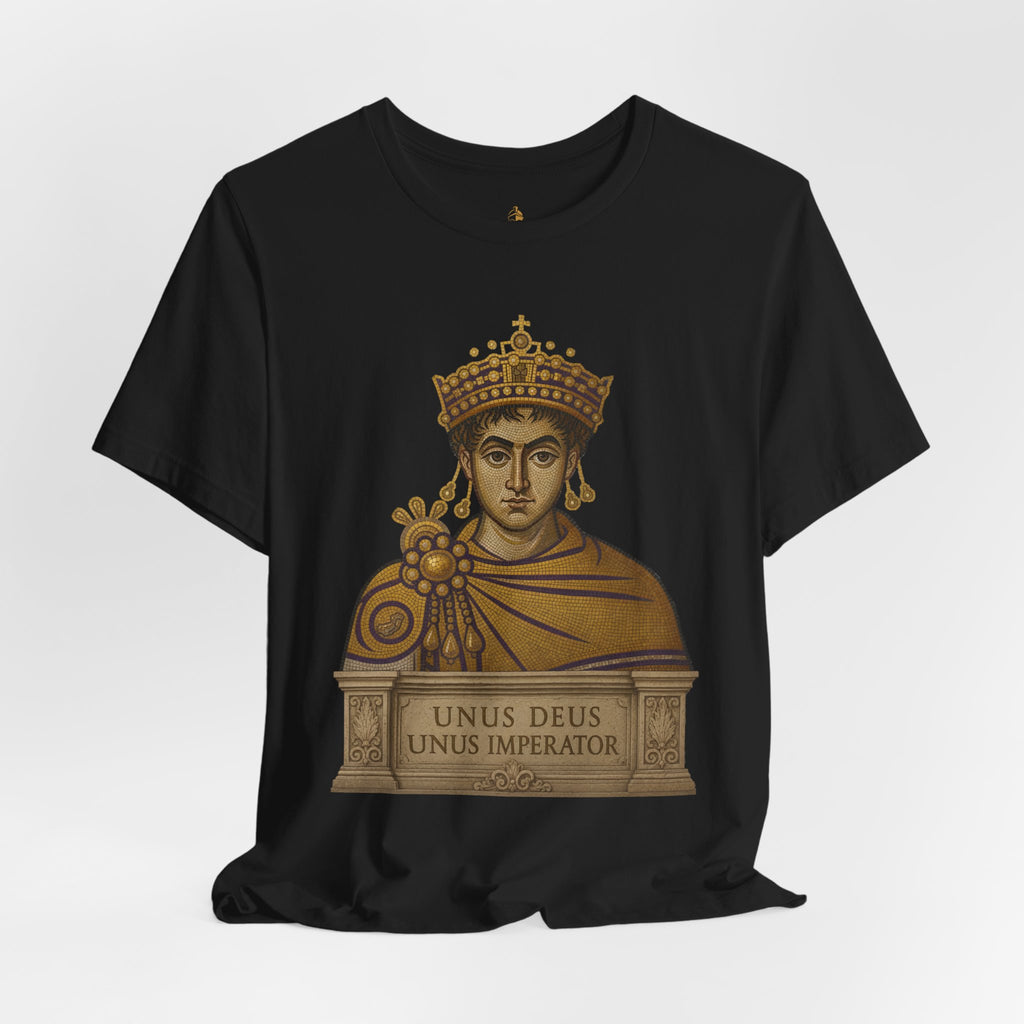Justinian T-Shirt - "Unus Deus Unus Imperator" Byzantine Empire